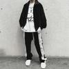 Men's Essential Zipper Sweatshirt: American Fog, Season 8, Autumn/Winter Collection - High Street Jacket Suit
