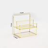 Metal Vintage Clear Golden Edge Holder Professional Business Card Organizer  Businessmen
