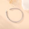 925 Sterling Silver Moissanite Tennis Chain Women's Luxury Bracelet