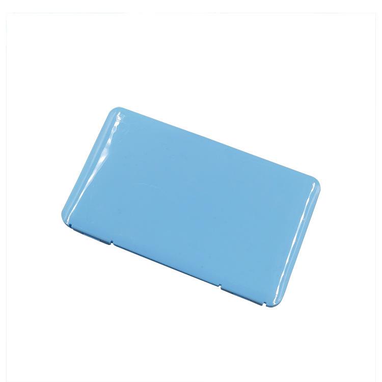 Tragbare Aufbewahrungsbox für Einwegmasken, rechteckige, zusammenklappbare temporäre Aufbewahrungsbox, Clamshell-Aufbewahrungsbox für Maskenclips