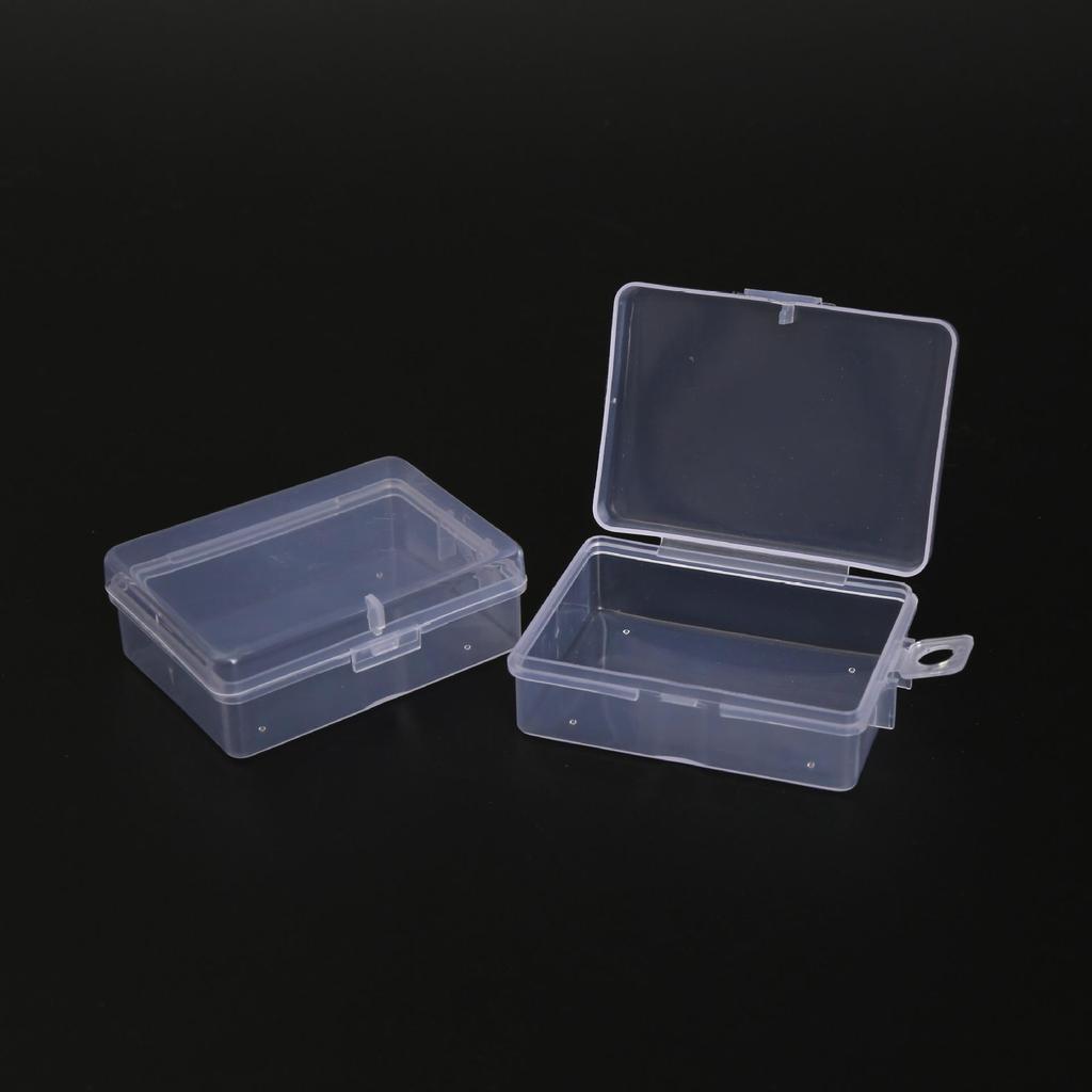 Clear Small Plastic Storage and Jewelry Box