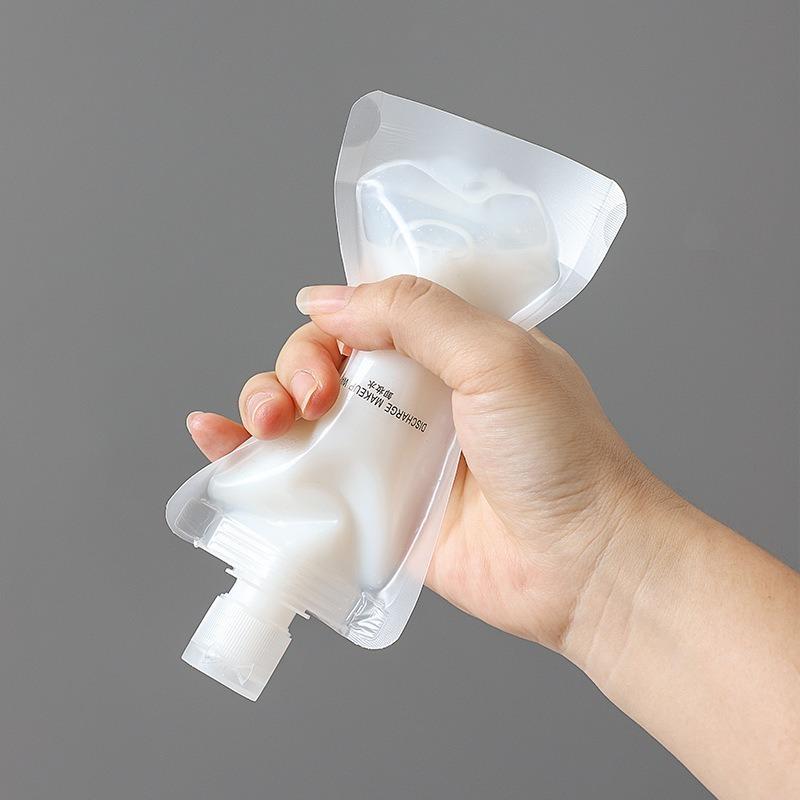 10-80PCS Travel Refillable Pouch Disposable Portable Bottle Bag for Shampoo Lotion Body Wash Facial Cleanser Cosmetics