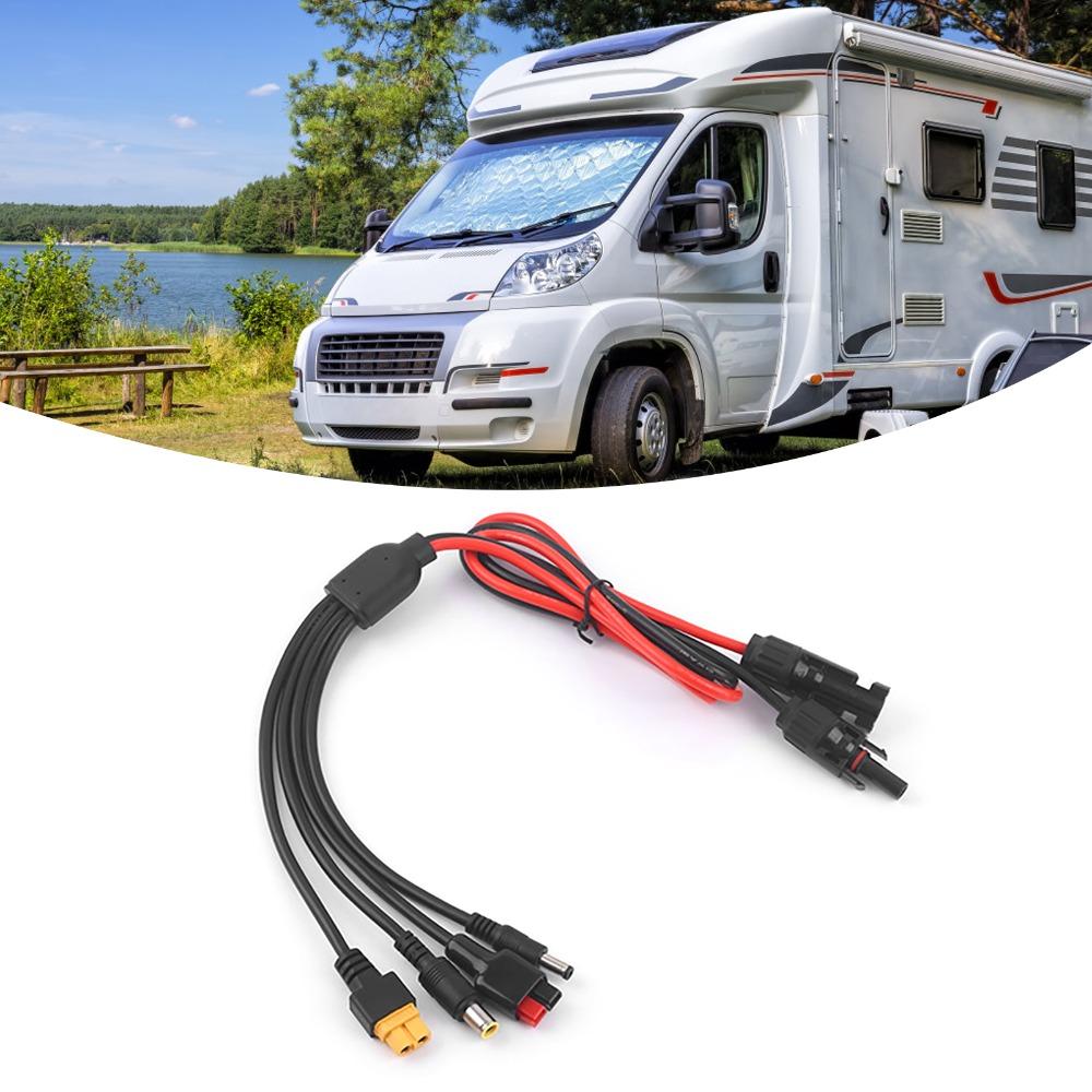 4 In 1 Solar Panel Extension Cable Solar Panel Extension Cord  Power Supply