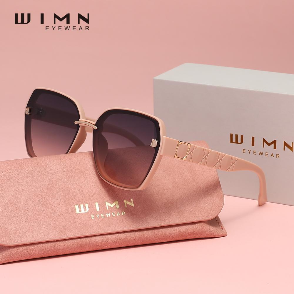 WIMN Women‘s Sunglasses UV400 Vintage polarization Glasses Design Gradient Butterfly Square Eyewear Shades Oculos