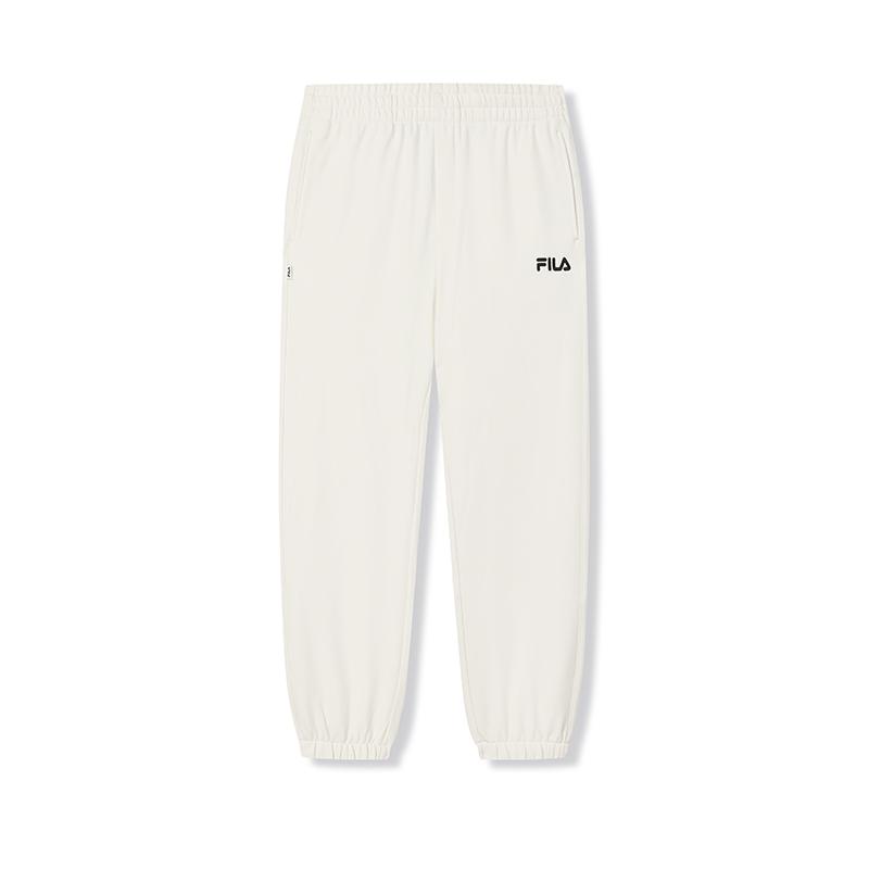 New FILA Knitted Sweatpants Men's Steam White F11M439605FIV