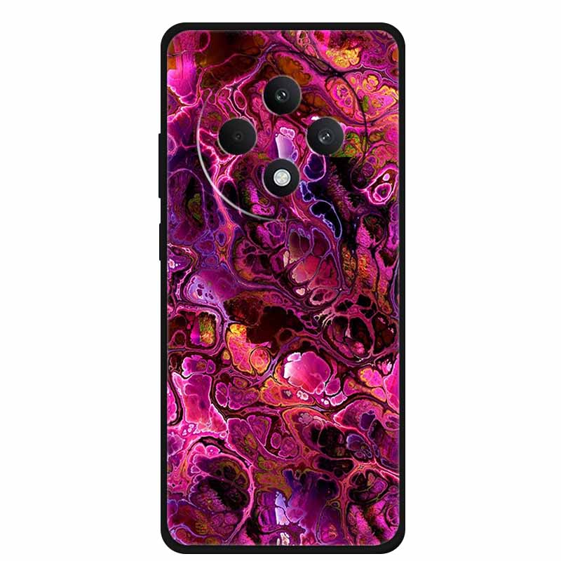 For Oppo Reno12 F 5G Case 12 F 4G Lovely Soft Silicone TPU Painted Cat Phone Cover For Oppo Reno12 FS Back Cases Fundas Bumper