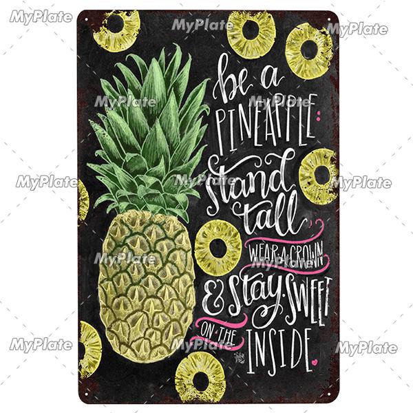 Kitchen Vintage Tin Sign Metal Sign Decorative Plaque Wall Decor Man Cave Club Decoration