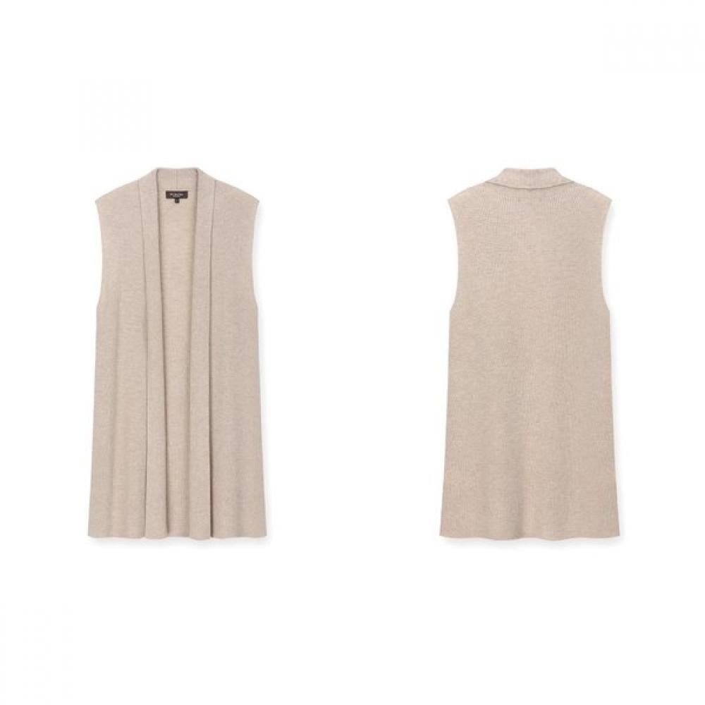 Furina Hybrid Cashmere Blend Shawl Neck Vest