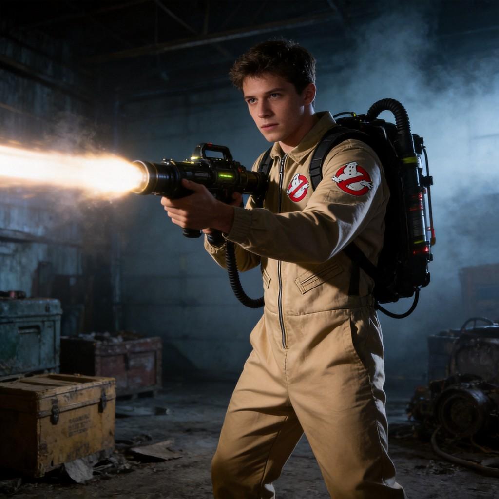 Ghostbusters Uniform Cosplay Mit Tasche Für Cosplay-Events Und Mottopartys