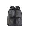 Large Capacity Business Travel Computer Bag Outdoor Sports Travel Leisure Backpack Pu Plaid Backpack