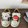 Versatile Student Women's Shoes Autumn Thick Baseplate Shoes Ugly Cute Cartoon New Cute Casual Canvas Shoes