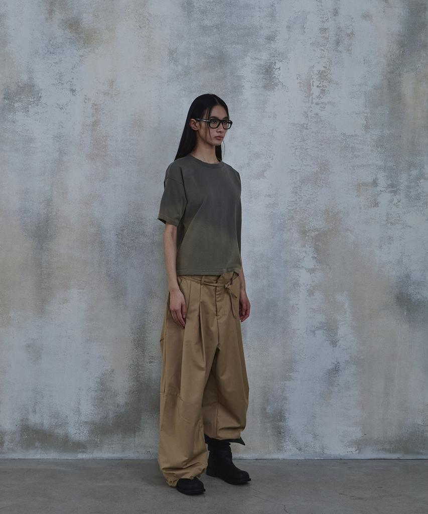 PARADIGMFILM [Ep.02] Vtg Fade Crop T-Shirt (Light Khaki)