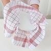 12-1 Pcs Highly Absorbent Kitchen Towel - Checkered Pattern Low Plush Pad, Used for Drying Utensils, Cleaning, and Hand Wiping