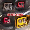 Aluminum Zinc Zinc Alloy Ignition Switch Cover Electric Door Lock Button Cover  for Honda PCX125 PCX160
