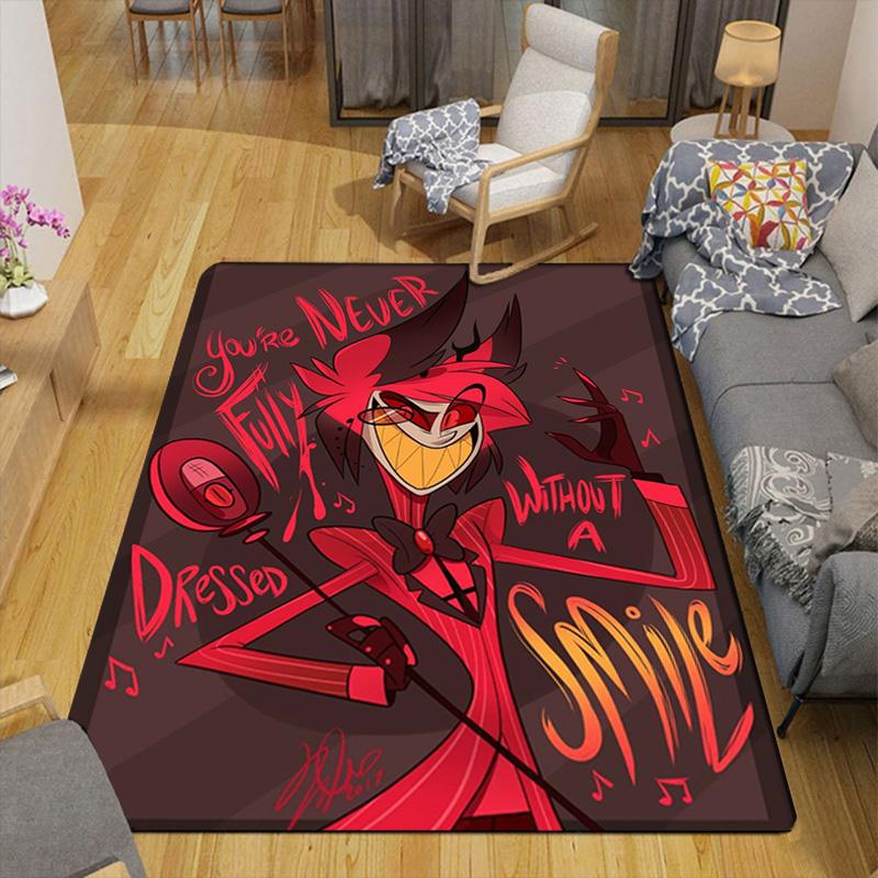 Hazbin Hotel Rug Floor Mat for Living Room or Bedroom Soft and Comfortable Carpet a Gift for Birthday and Holiday.NFF0928350