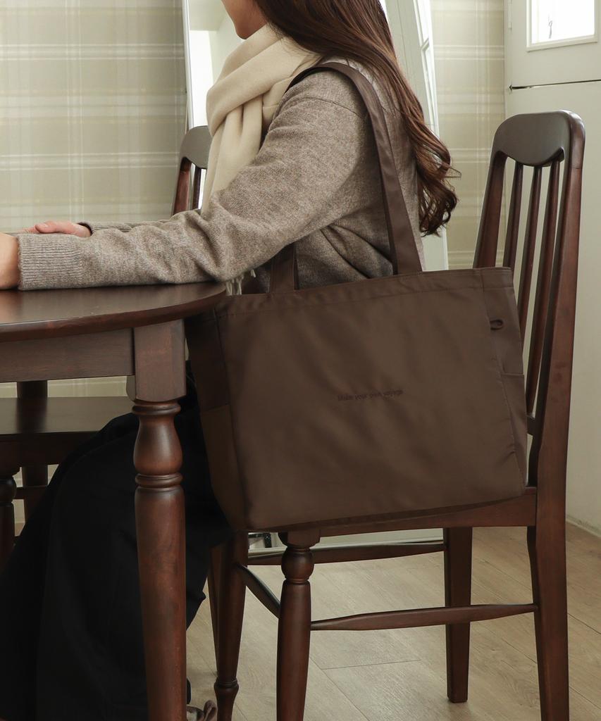 0614Story Ver2.Voyage Shoulder Bag (Dark Brown)