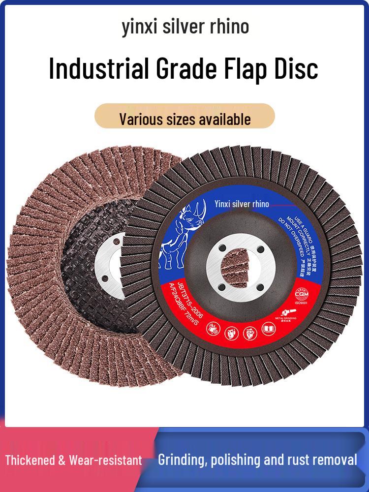 125 Mesh Angle Grinder Flap Disc, 150 Flap Wheel, 180 Stainless Steel Polishing Disc