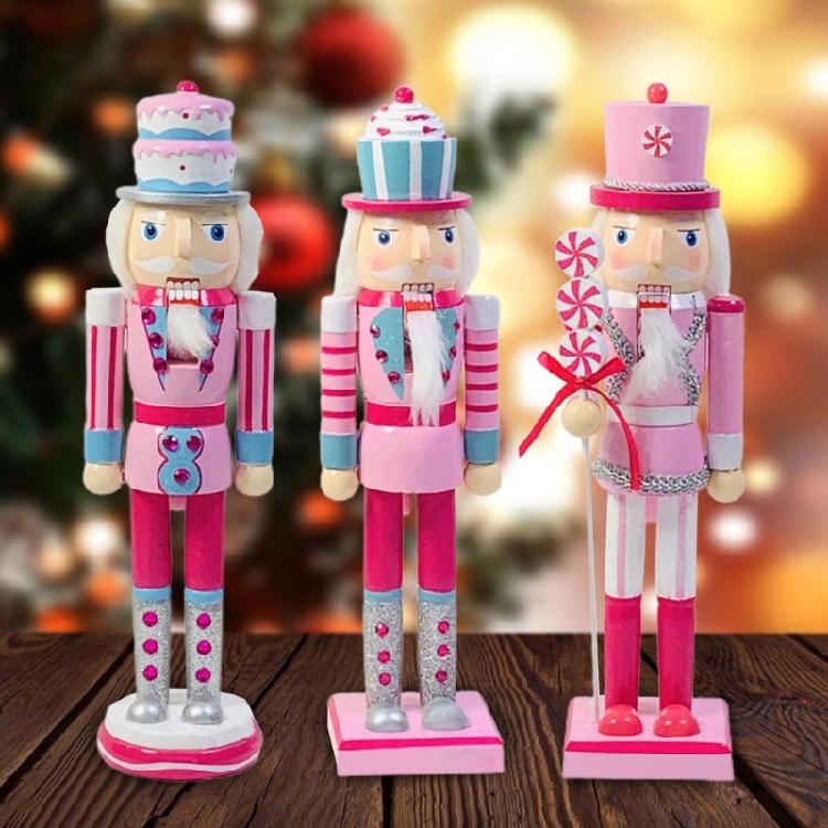 14 Inch Christmas Nutcracker Soldier Figurine Puppet Toy Home Decor New Year