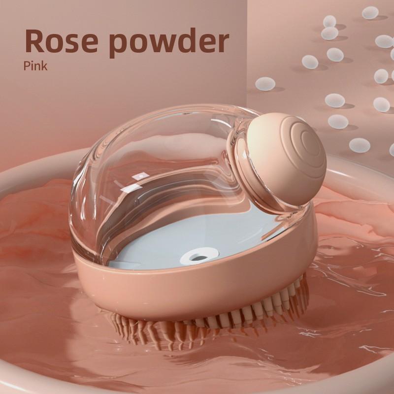 Pet Dog Bath Brush, Silicone Soft Bath Foaming Bottle, Massage Brush, Teddy Corgi Scrubber, Cat Bath Magic Tool