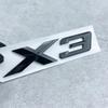 3D ABS Logo X3 Emblem Letters Badge Car Rear Trunk Sticker For BMW X3 F25 E83 G01 G45 Xdrive 20d 30d 20i 28i 30i 35i Accessories BX9