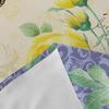 Antique Plant Flower Butterfly Round Table Cloth Festival Dining Waterproof Tablecloth Table Cover For Wedding Party Decor
