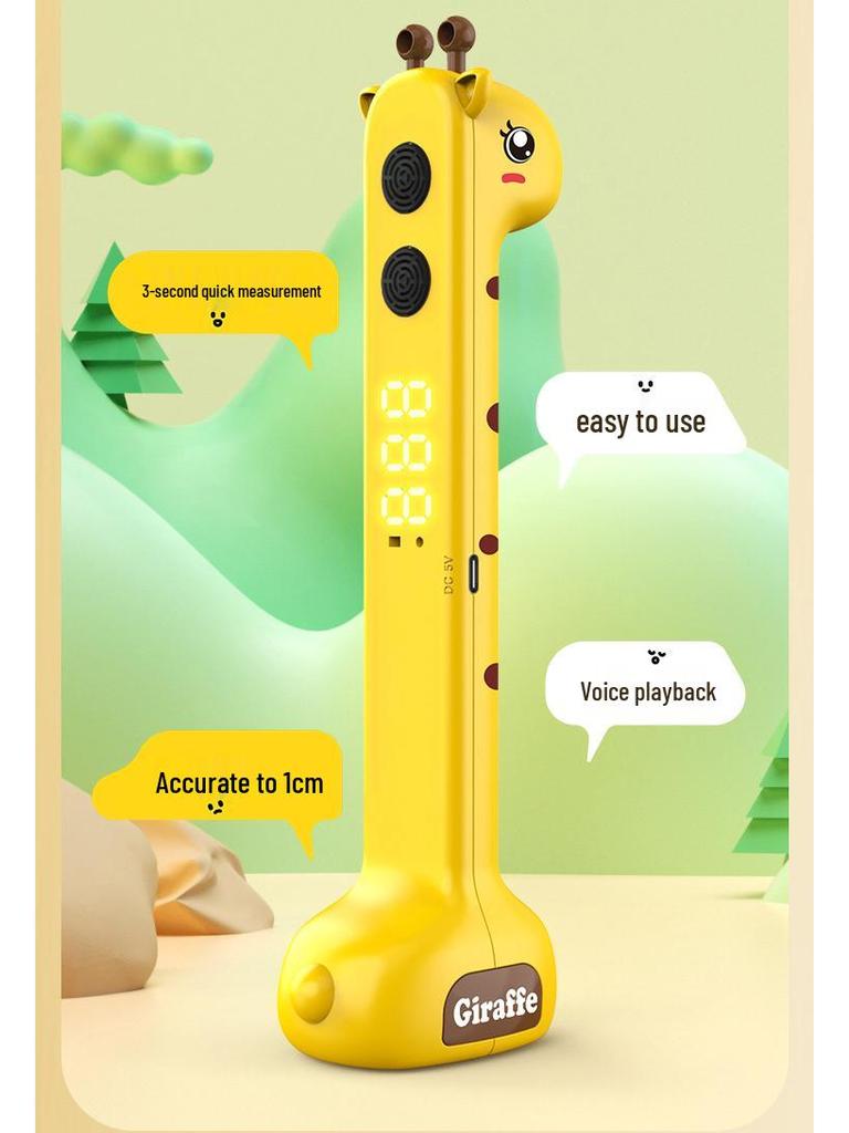 Smart Infrared Height Measuring Ruler for Children and Babies at Home