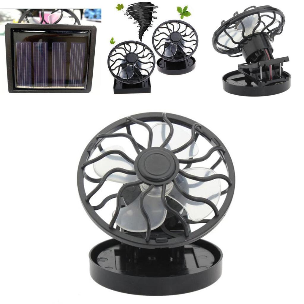 Premium Quality Clip-on Solar Cell Fan With Energy Saving Sun Power Cooling Design