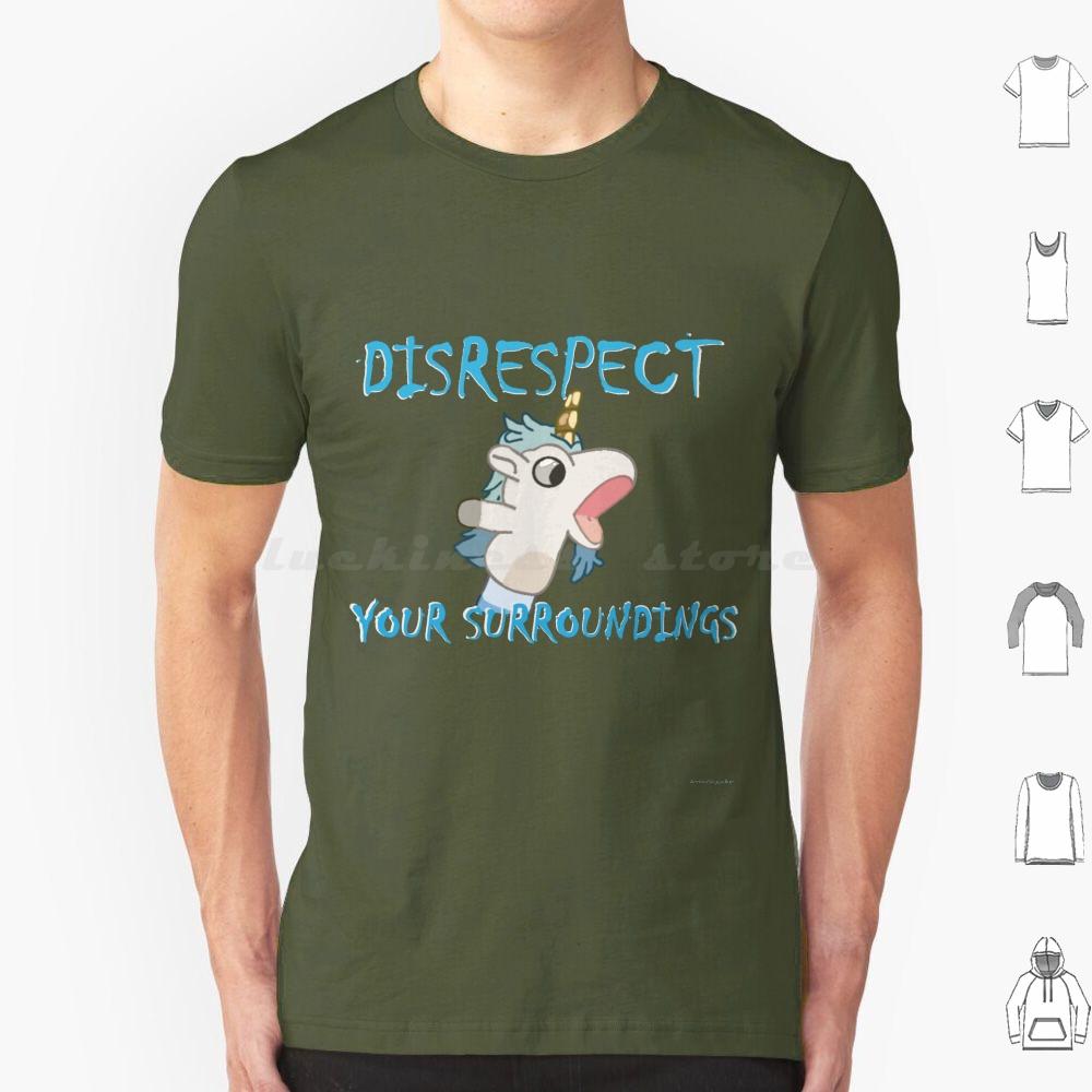 Unicorse Disrespect Your Surroundings T Shirt Big Size 100 Cotton Funny Unicorse Heeler Bandit Heeler Unicorse Heeler Kids