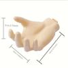 1pc Hand shape , Traceless Punch-free Wall Hook, Durable Hook for Keys, Hats, Towels, Toiletry, Self-Adhesive Household