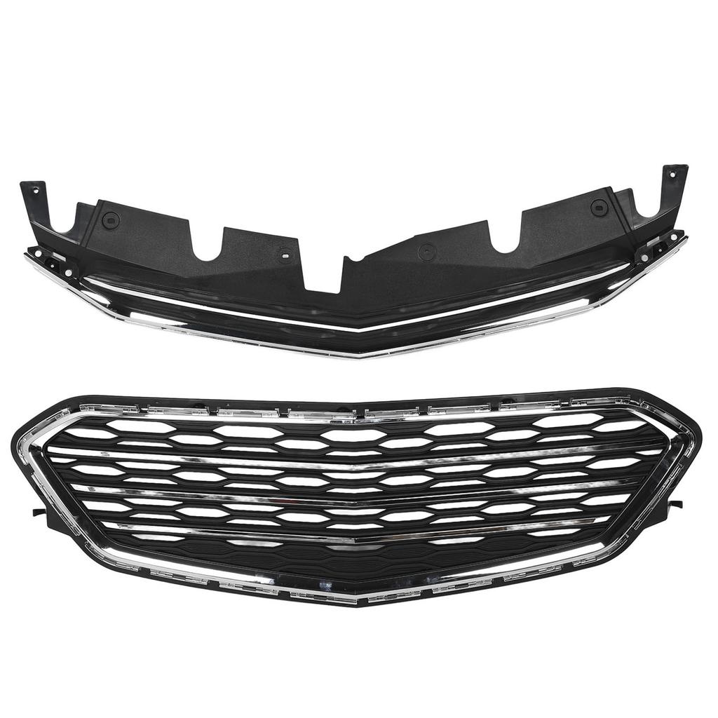 Vorderer Oberer Unterer Kühlergrill 23382107 Verchromte Leisten Stoßfänger Kühlergrill Set Ersatz für