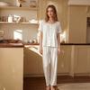 Modal Cotton Pajamas Women's Summer Short-sleeved Trousers Sweet and Advanced Sense Can Be Worn Outside Loungewear