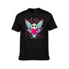 Valentines Day Luna Moth Love Bug TShirt Soft Touch Basic Cotton TShirt