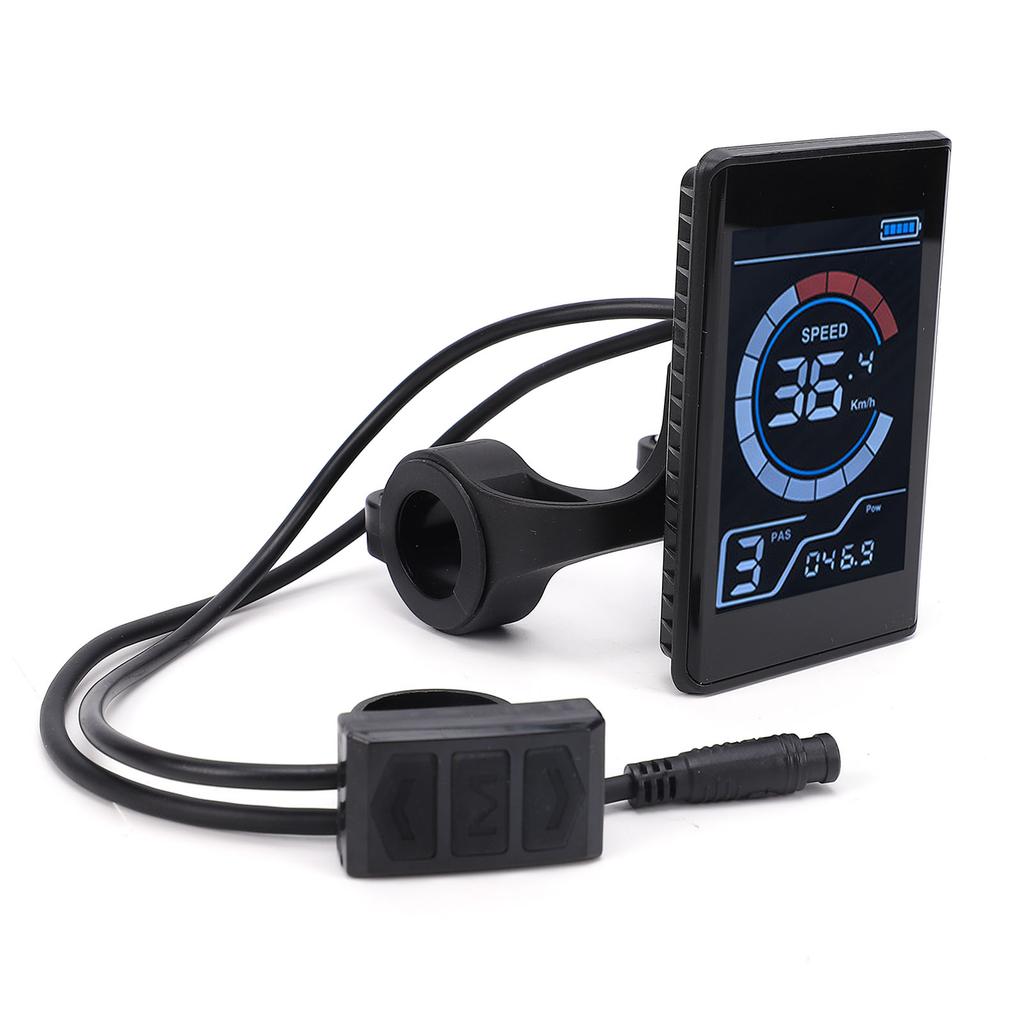 LCD panel displeje pro elektrokolo s USB barevným displejem 24V 36V 48V 60V Univerzální ovládací panel pro skútr s 6 piny