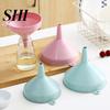Oil Filter Funnel Food Grade Long Neck Design Leakproof Quick Drainage Plastic Solid Liquid Spice Kitchen Supply