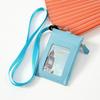 Coin Purse Student Card Bag PU Leather ID Card Holder School Use Card Badge Holder  Office Supplies