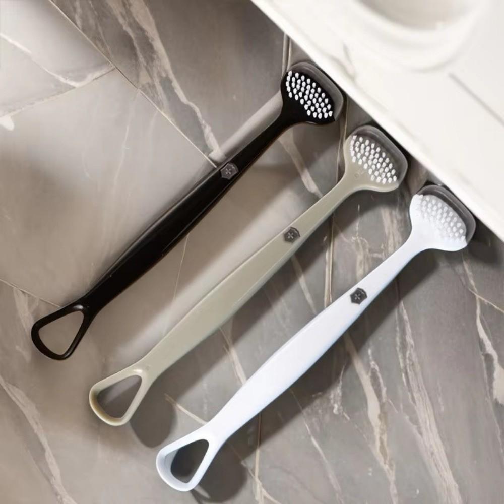 Silicone Tongue Scraper Brush Oral Cleaning Brush New Oral Cleaner Tools for Daily Use And Travel
