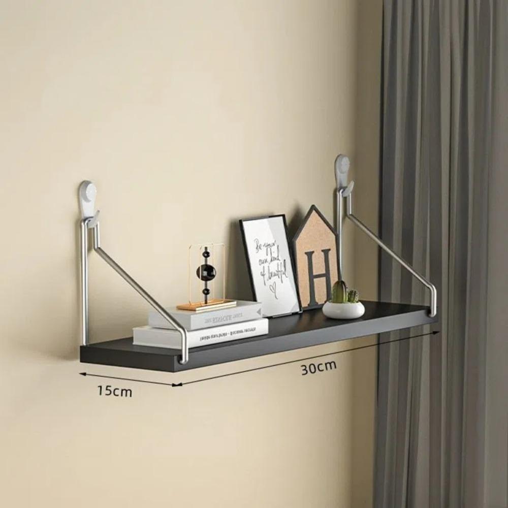 30/40/50cm Floating Shelf Hanging Wall Shelves Versatile Wall Bookshelf  Bathroom Room