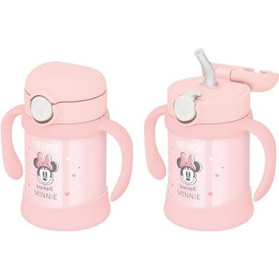 Thermos Baby Straw Mug Integrated Drinking Spout Packing 250ml Pastel Pink Disney Minnie Insulated FJT-250DS P-P