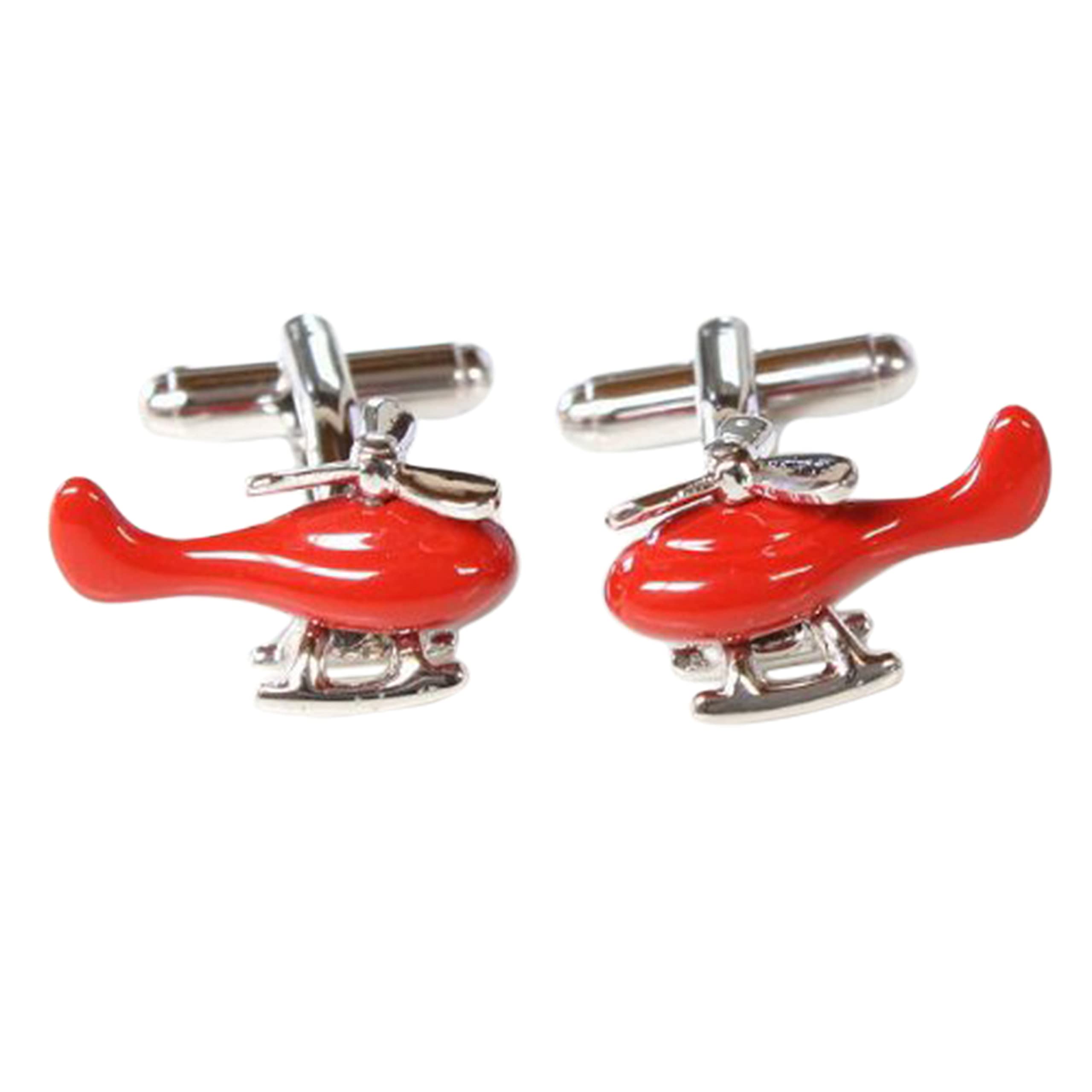 

Kamakura Cufflinks Workshop Red Helicopter Cufflinks ah043 (Запонки)