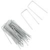 New Set Anchor Pins Galvanized Steel Nail Lawn Pins U Shaped For Garden Greening 50pcs/set Accessories Camping