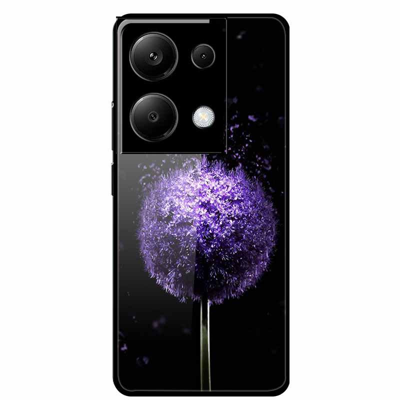 Redmi NOTE 13 PRO 4G Case with Tempered Glass & Aesthetic Color Painting