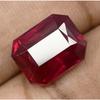 10.30 Ct   Loose Gemstone Red Emerald Cut  Extremely Rare Natural Ruby