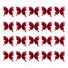 20PCS Embroidery Butterfly Appliques Sew On Patches for Sewing Craft Wedding Dress Clothing Decoration Hair Accessories