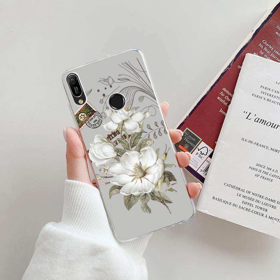 Чехол для Huawei Y6 2019, противоударный, милый, силиконовый, ТПУ, мягкая задняя крышка, чехлы для Huawei Y6 2019 Y 6 Y6 Prime Pro 2019 Y6 2019