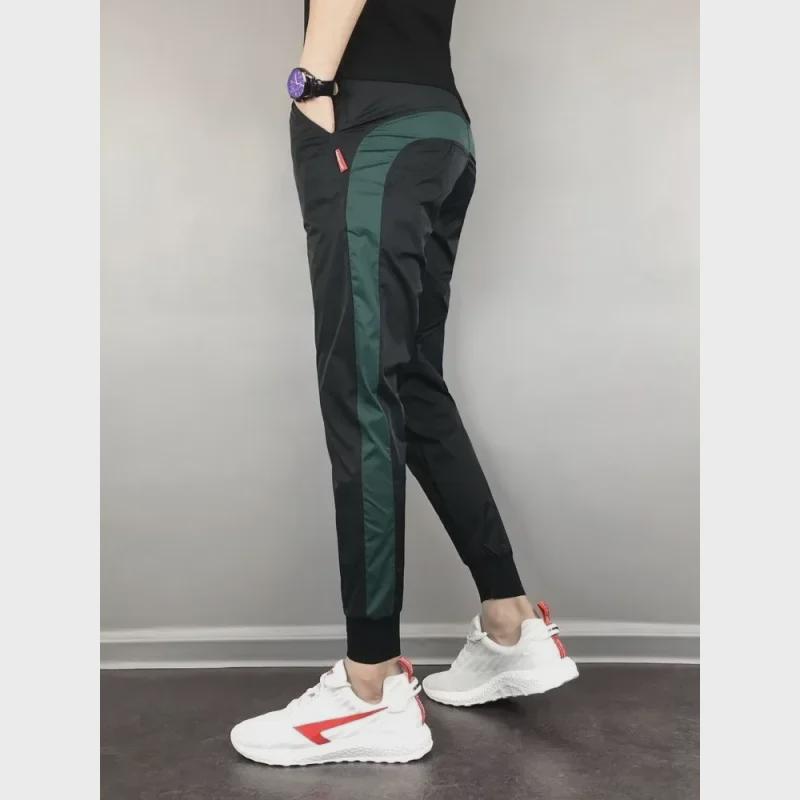 2023 Men's Trendy Spliced Drawstring Harem Pants