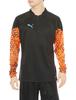 Individual Cup Training Soccer Zip 2023 Orange Size L Men's Jersey, 1/4 Top, 658683, Spring/Summer Colorway, Black/Ultra (50),