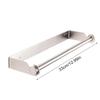 Mounted Paper Towel Holder Roll Organizer Self-adhesive Or Drilling Stainless Steel Paper Towel Under Cabinet Rack for Kitchen