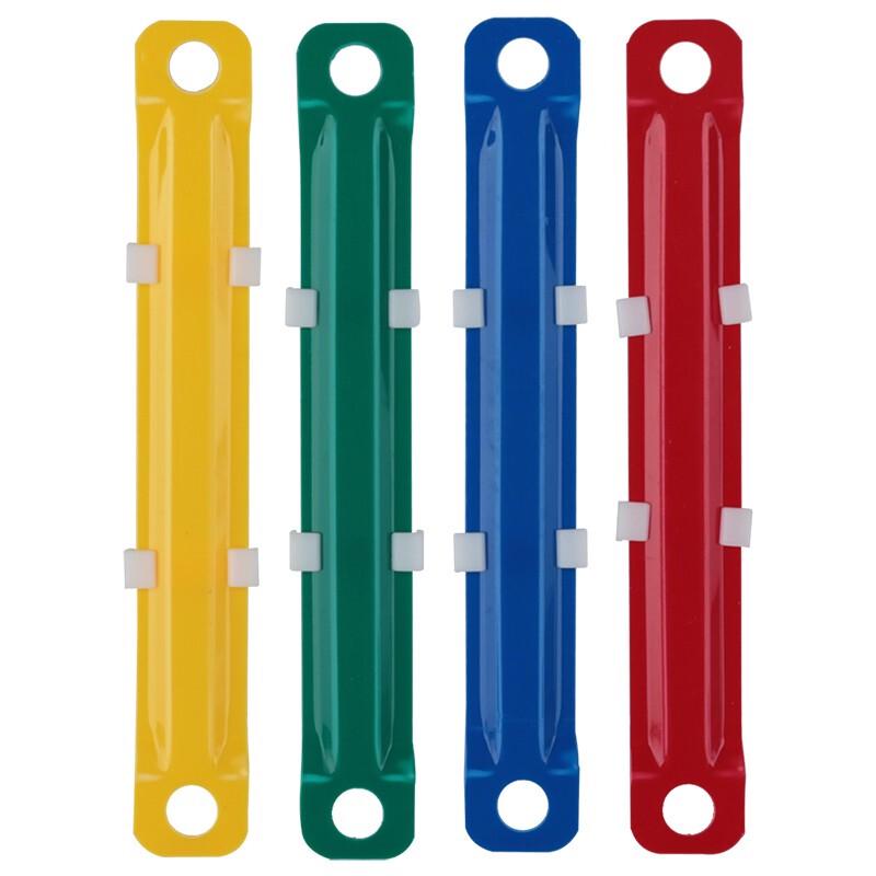 Deli Colorful Plastic Binding Clips (50 Pcs)