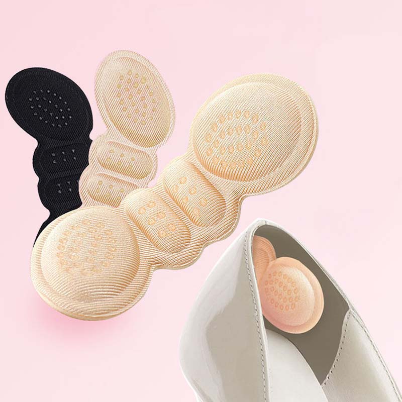 Heel Pads for Shoes Too Big, 180° Heel Grips to Prevent Slipping & Blisters, Self-Adhesive Liner Inserts,  1 Pair