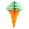 Ice Cream Centerpiece Foldable Vibrant Color Party Accessory Party Birthday Baby Shower Party  Ice Cream Centerpiece for Family